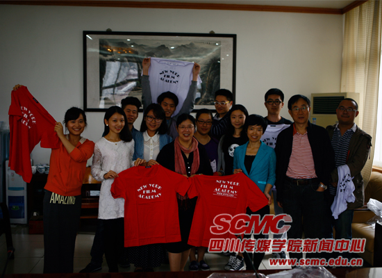 美国纽约电影学院代表到我院对第一批拟赴美学生进行面试