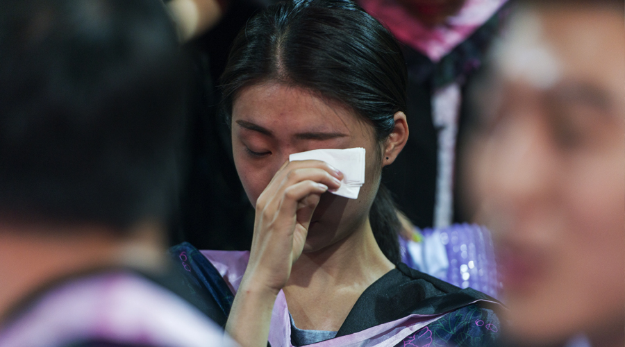 图集：难忘大学生活　感恩母校含泪惜别