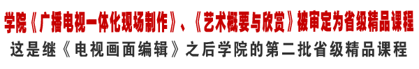 学院两门课程被审定为省级精品课程