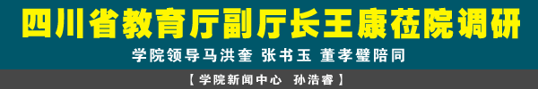 四川省教育厅副厅长王康莅院调研