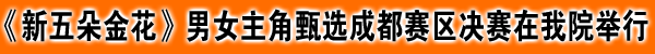 《新五朵金花》成都赛区决赛举行